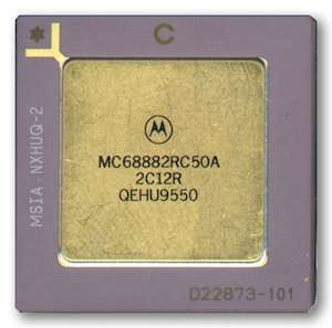 Motorola 68882 floating point coprocessor