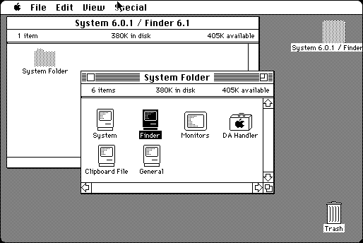 System 6.0.1 Desktop