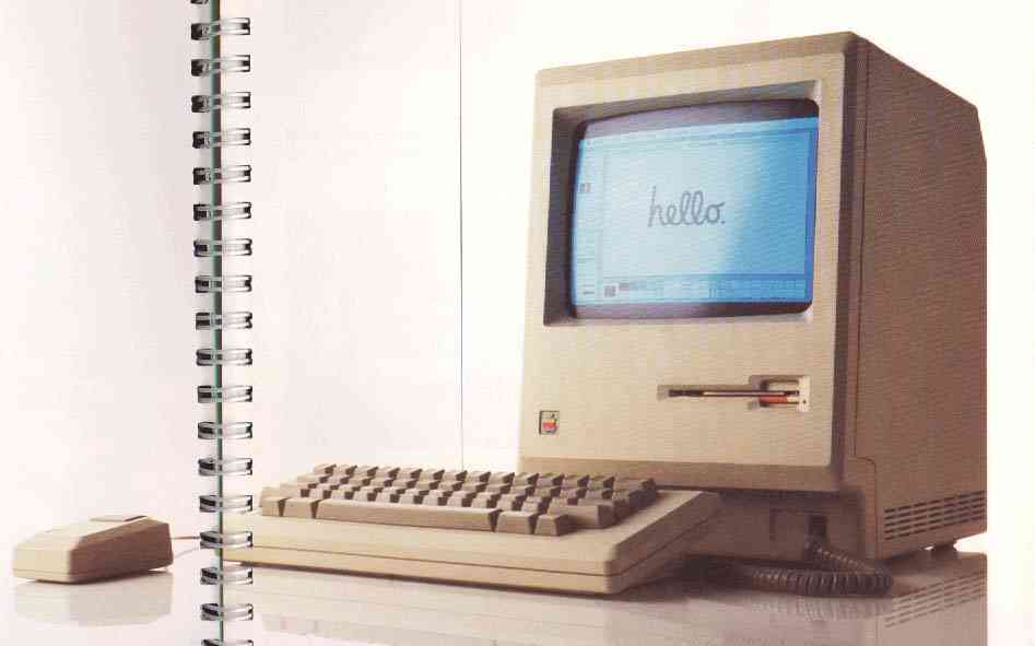 Macintosh saying hello